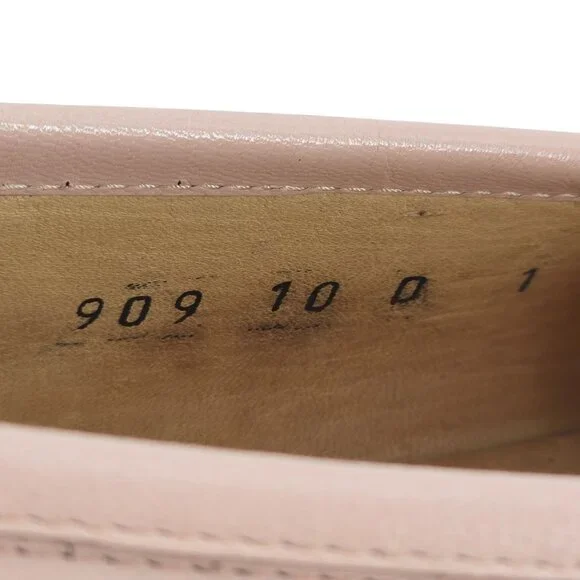 Vintage Pink Exotic Caiman Michele Loisi Italy Mens size 10D Dress Loafers Shoes - Picture 4 of 11